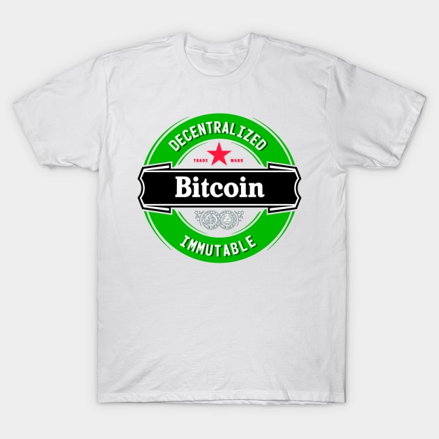 Bitcoin Brew T-Shirt by CONANdesigns